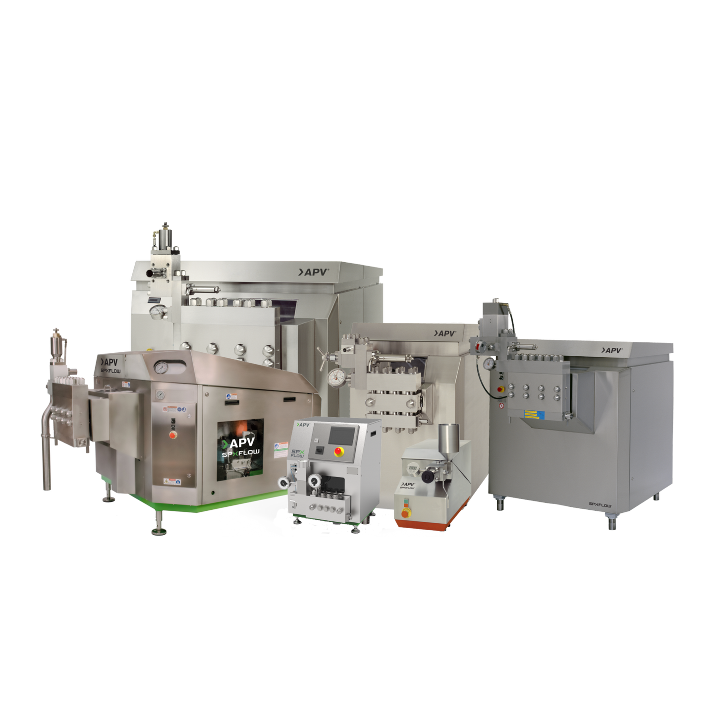 Collage of APV Homogenisers