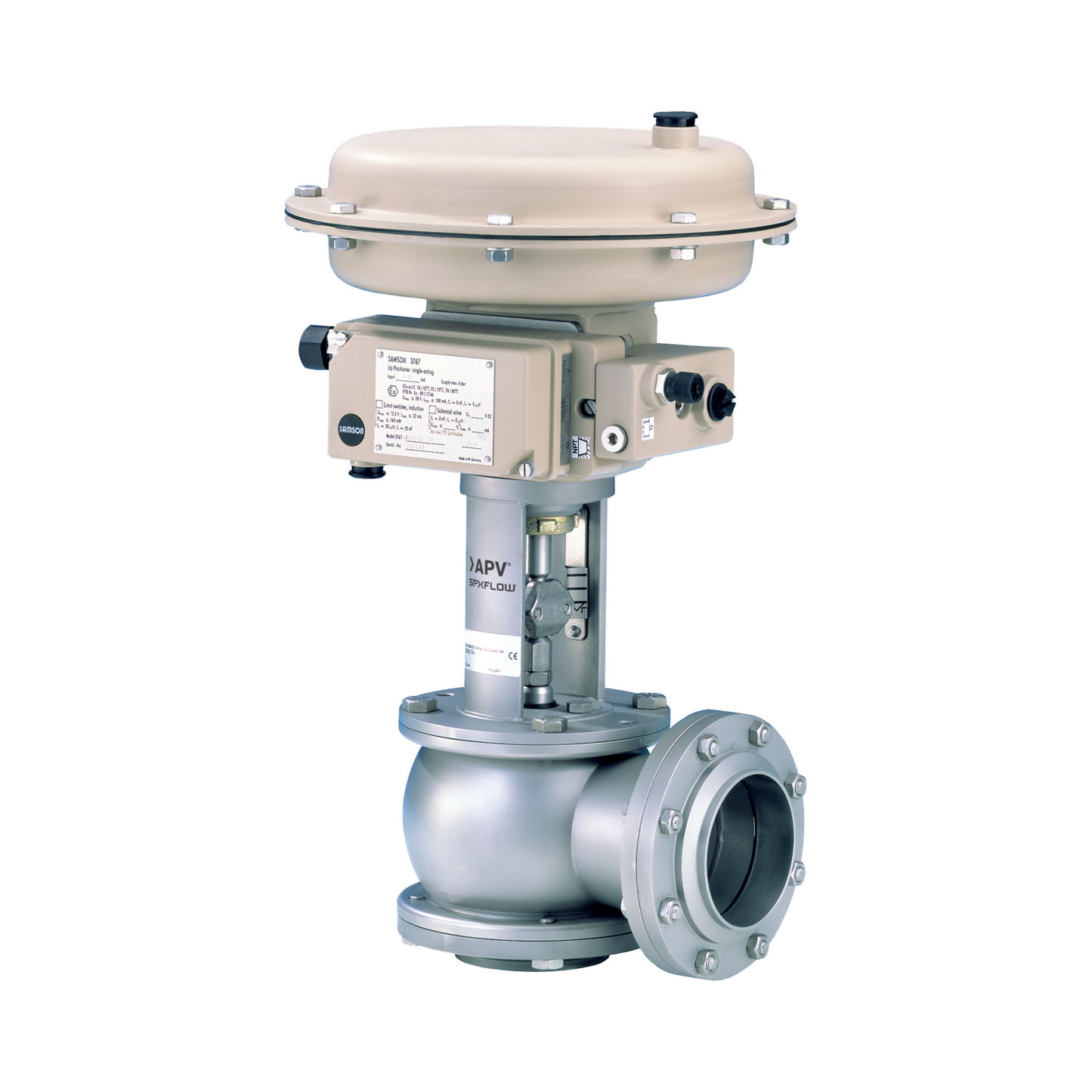 SPXFlow APV RG4 Valve on Transparent Background