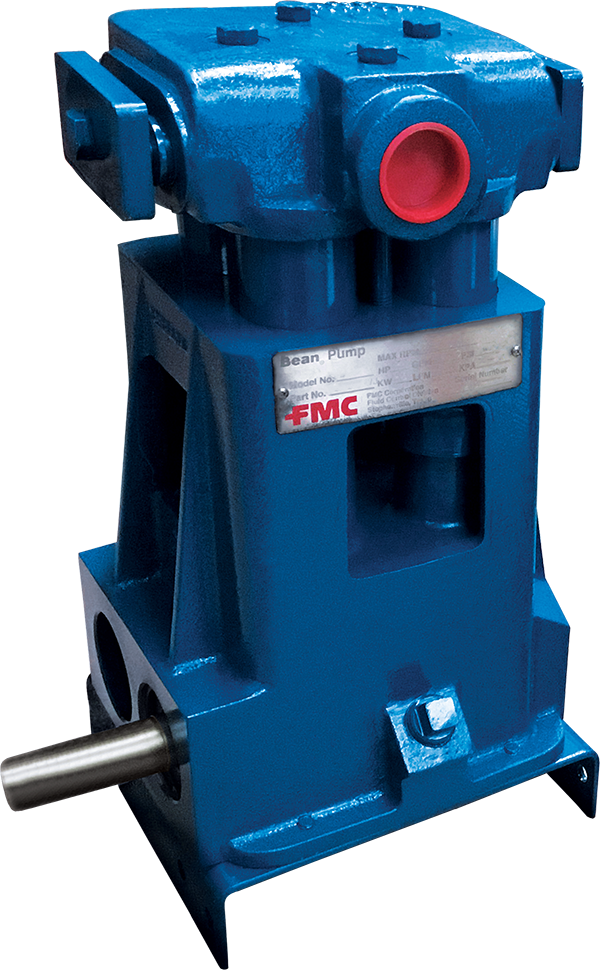 TechnipFMC E04 Series FMC Piston Bean Pump on Transparent Background