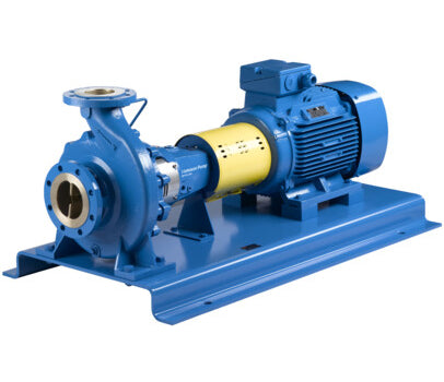 SPXFlow Johnson CombiNorm Horizontal centrifugal pump on white background